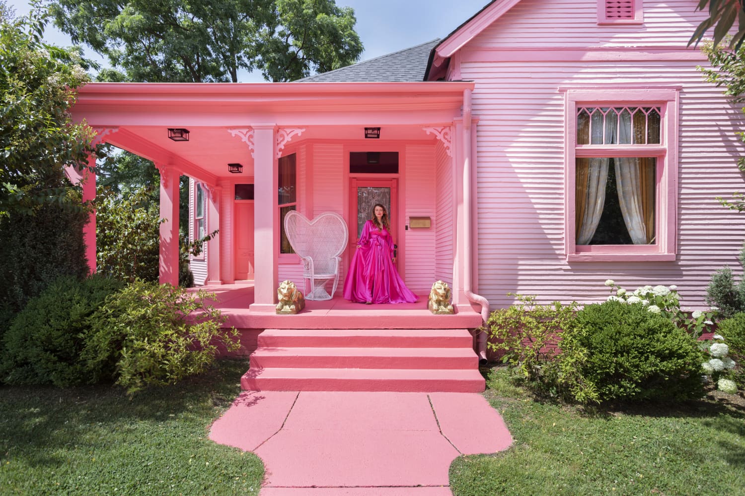 Vibrant Pink Nashville House Tour Photos Apartment Therapy